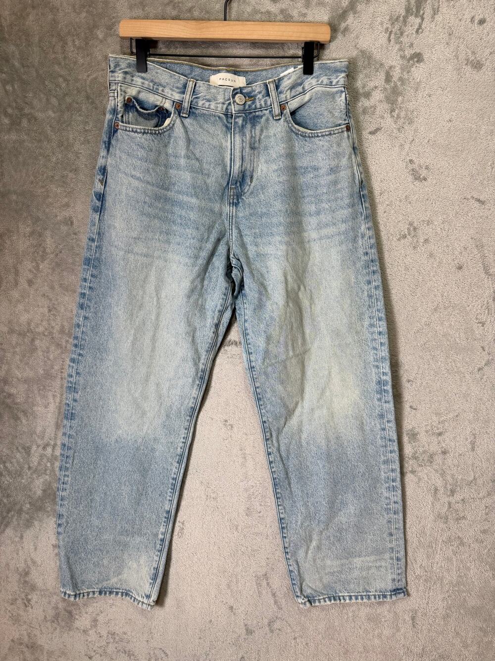PacSun Baggy Jeans Men’s 31x31 Light Wash Denim Relaxed Loose Fit Y2K Skater